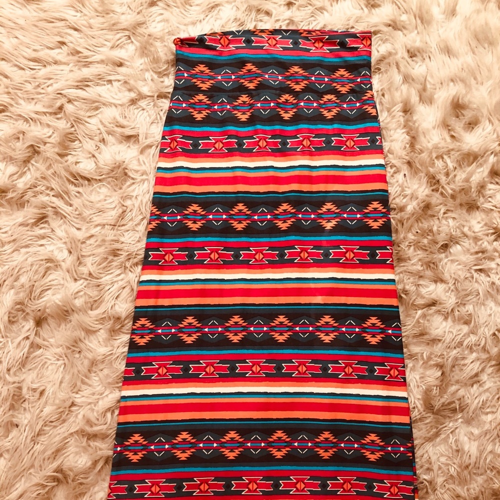 Tribal Print Maxi Skirt 💜